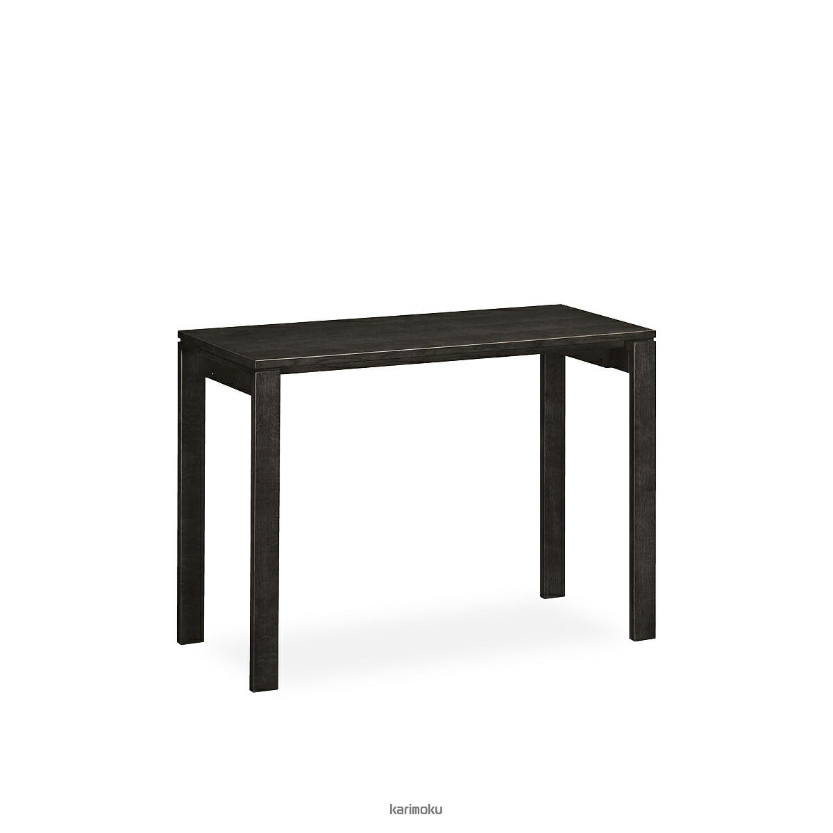 カリモク 学習机 ユーティリティプラス デスク (幅100cm, 奥行き45cm, シアーブラ...