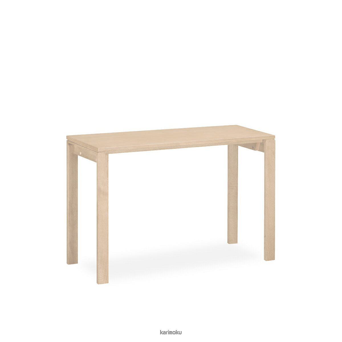 カリモク 学習机 ユーティリティプラス デスク (幅110cm, 奥行き45cm, シアーホワ...