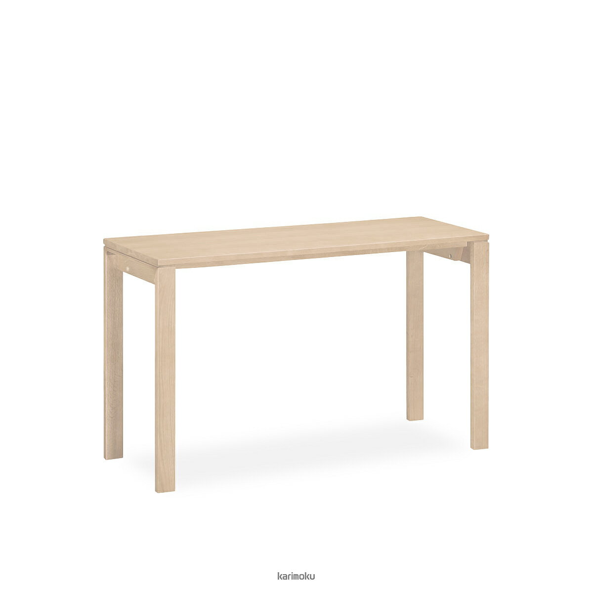 カリモク 学習机 ユーティリティプラス デスク (幅120cm, 奥行き45cm, シアーホワ...