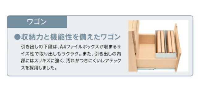 カリモク 学習机 クリアネル SW8000 ワゴン【全国送料無料】【同梱不可】【店頭受取対応商品】