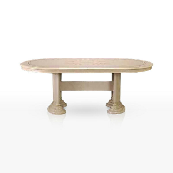 [サルタレッリ] フローレンス シリーズ　「ダイニングテーブル伸長式200/250 アイボリー」イタリア製 Saltarelli社(サルタレッリ・モビリ) イタリア製家具【同梱不可】【店頭受取対応商品】