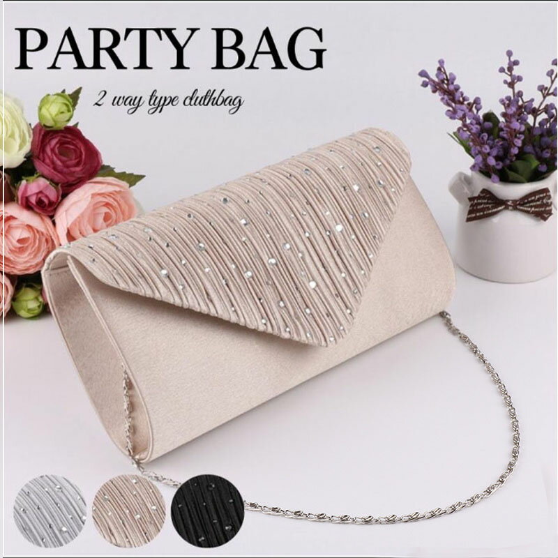 【15%OFFクーポン配布中！】パーティーバッグ 結婚式 バッグ フォーマルバッグ パーティバッグ クラッ..