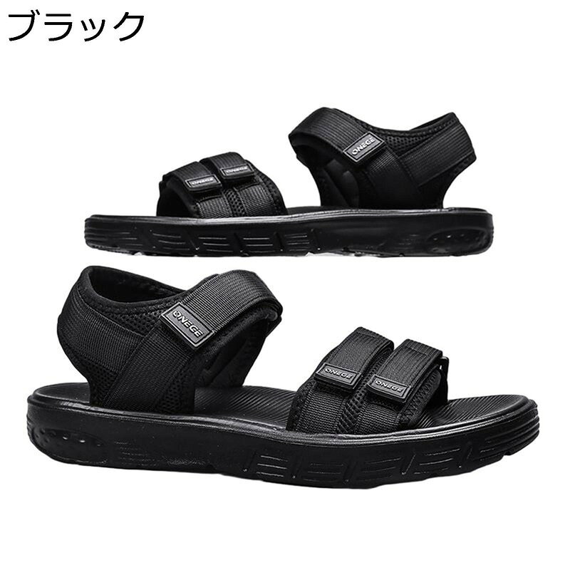 アウトドアサンダル 登山サンダル メンズ マジックテープ 夏 外内履き 蒸れ スリッポン ウォーキング キャンプ 川 旅行 運転 通勤 作業 ハイキング トラベル EVA 着脱簡単 シンプル