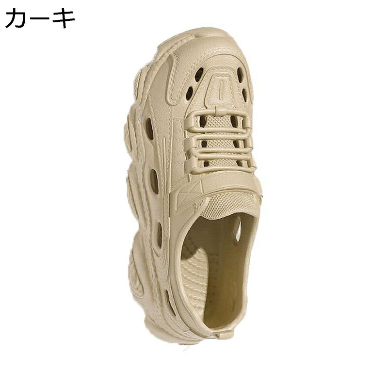 クロッグ スポーツサンダル メンズ 2way ファッション 夏用 厚底 ビーチサンダル スリッパ 防滑 履きやすい 静音 耐久 通気 EVA アウトドア 登山 キャンプ 川 海