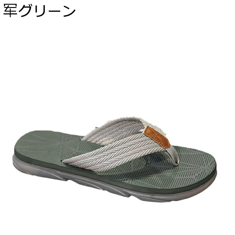 あいあいロジスティックのビーチサンダル スポーツサンダル メンズ トング スリッパ ドライバーサン 夏 防滑 通気性 消臭 EVA 歩きやすい 日常着用 登山 海用 川遊び カジュアル ルームシューズ コンフォート プレゼント｜アングル3