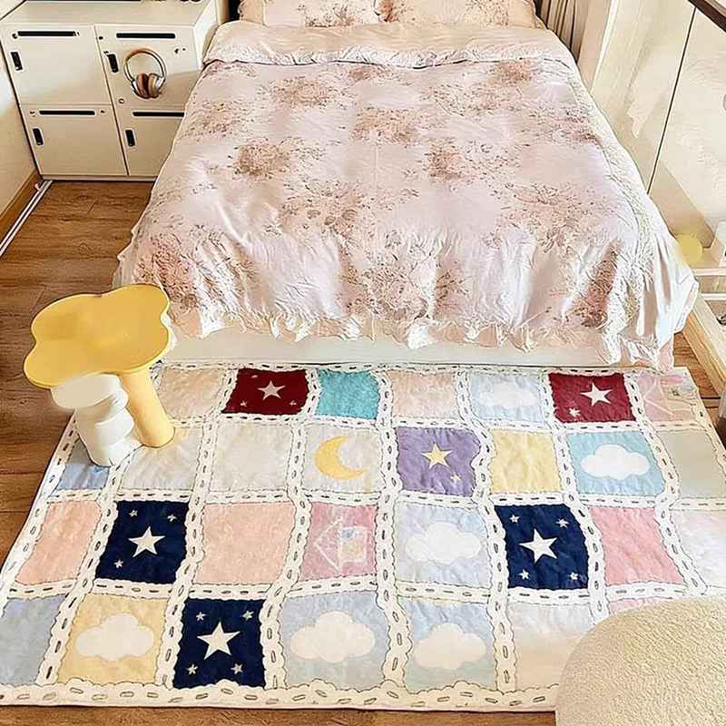 長方形 ラグ カーペット 01 ラグカーペット マット ラグマット 50*150cm 防音マット ルームマット ペルシャ柄 北欧風 ネイティブ バンダナ柄 モダン レトロラグ 洗える 床暖房対応 ホッ