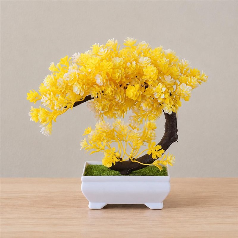 フェイクグリーン 鉢植え 人工観葉植物 造花 ミニ 鉢植え リアル 小さな 松 樹脂製...