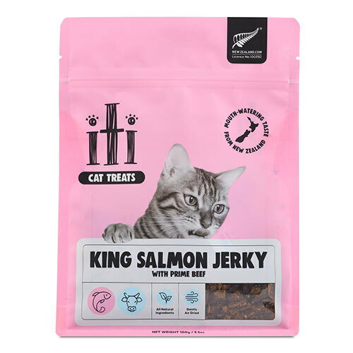 Rakuten - iti（イティ）　キャットトリーツ　サーモン＆ビーフ　ビューティーケア　100g　機能性おやつ　天然サプリメント配合