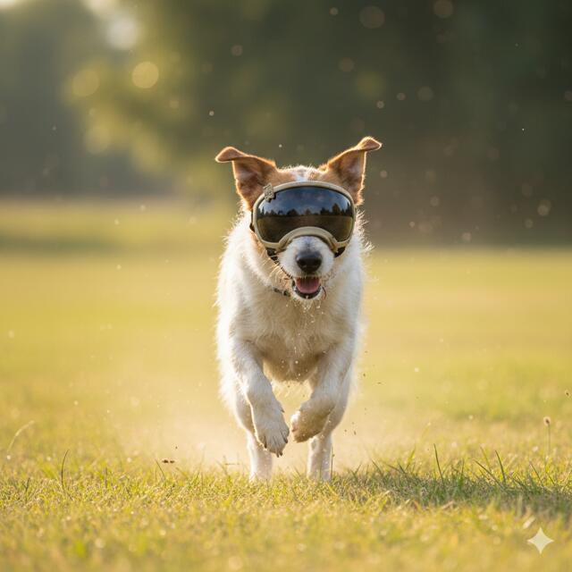 OTTO ANIMAL HEALTHのシグネチャーゴーグル XXXS XXS コヨーテ レンジャーグリーン 全4種 犬 ドッグゴーグル 犬用サングラス 紫外線対策 散歩 お出かけ ドライブ 目 保護 おしゃれ アーミー 軍人 超小型犬 小型犬 ファッション KILONINER JAN:4580761426807他｜アングル3