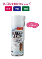 らくらく　洗濯槽　まるごと　泡スプレー　220mL　洗浄　除菌　泡