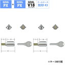 GOAL ゴール 鍵 交換 自分で DIY マンション 玄関ドア ディンプル V18シリンダー PX GD TDD PXK SK PXG 2個同一キー テールピース刻印43 GCY-261