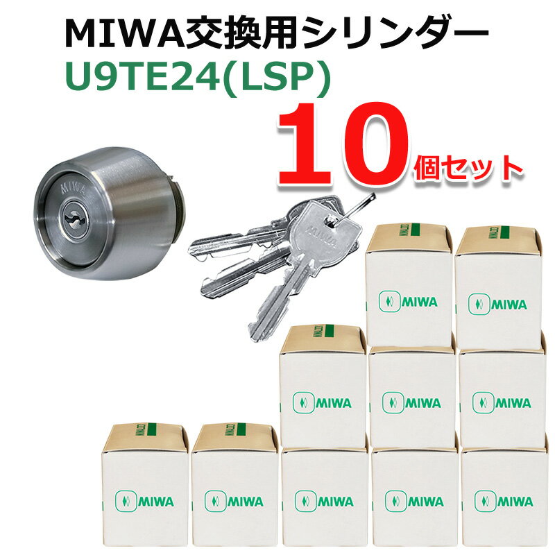 MIWA 美和ロック鍵交換用取替用U9シリンダーLSP LE TE01 PESP GAF FE