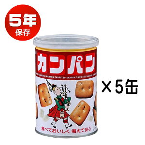 三立製菓 乾パン カンパン 非常食 お菓子 缶詰 保存食 備蓄 5年保存 美味しい おすすめ 防災食 送料無料 氷菓子入り サンリツ 100g 5缶セット