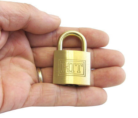 南京錠 鍵 軽量 頑丈 防犯グッズ HITシリンダー南京錠 #3300-30mm バラ番号 同一キー(同番) キーナンバー：421