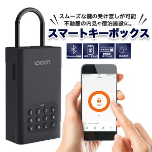 スマートキーボックス リモートアクセス可能 ワンタイムパスワード発行 大容量 玄関 おしゃれ SmartLockBoxL1