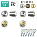 SHOWA ショウワ CL用 シリンダー錠 2個同一 玄関ドア 鍵 交換 自分で DIY マンション ディンプル WEST リプレイスシリンダー917 CL-5...