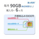 【全店500円クーポン】「購入月無料」毎月90GBx6ヶ月 プリペイドSIMカード キャリア直回線 日本 Japan Prepaid SIM card SMS認証可能 L..