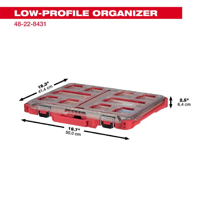 樂天商城 - milwaukee 48-22-8431 PACKOUT ロープロファイルオーガナイザーMサイズ