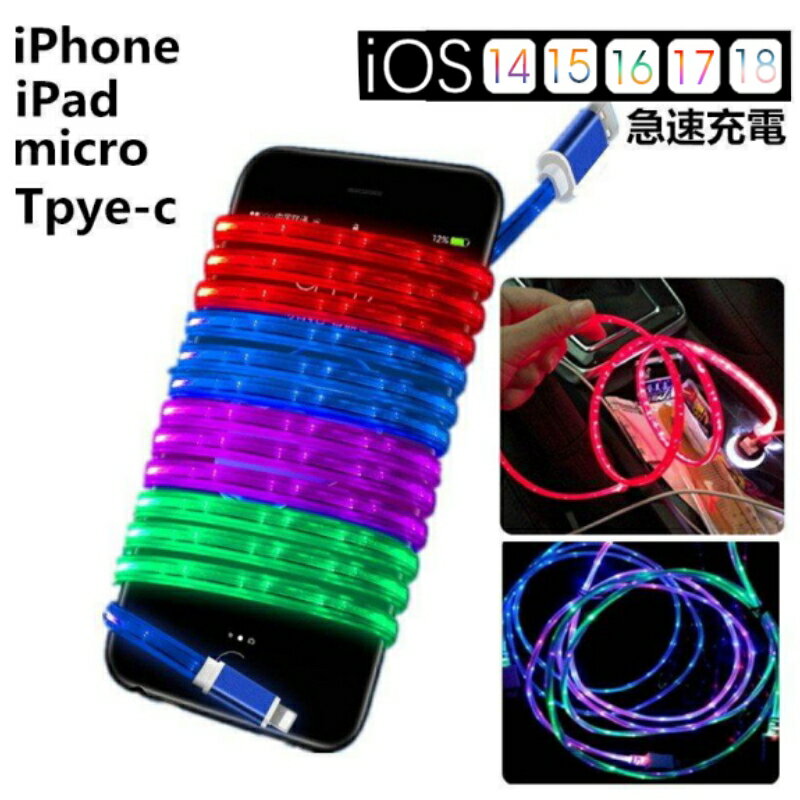 iPhoneケーブル micro USBケーブル Type-Cケーブル iPhone16ケーブル USB Type-C 長さ 1m 急速充電 充電器 データ iPhone15 16Plus 16Pro 16ProMax ケーブル 充電ケーブル USBケーブル 伝送ケーブル iPhone用 Android用 ゆうパケット 送料無料