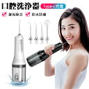 【2025最新】口腔洗浄器 ウォーターピック ジェットウォッシャー 4本ノズル付き 4つモード調節可能 IPX7防水仕様 歯垢除去 Type-C充電 残電量表示 携帯型 歯周ポケット洗浄 磨き残しゼロを目指す 省スペース 280ml水タンク 日本語取扱説明書付 【PL保険加入済み製品・安心】