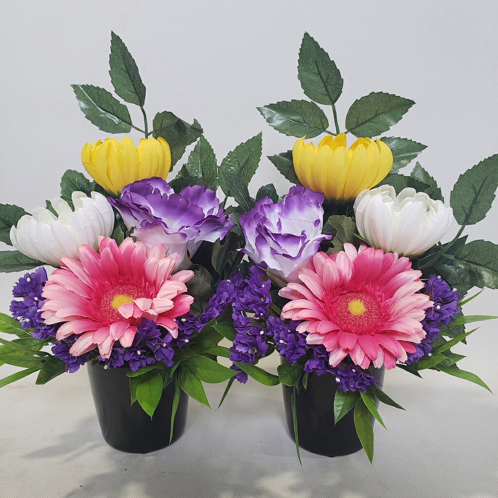 仏花特小c　1対（造花）　　　光触媒