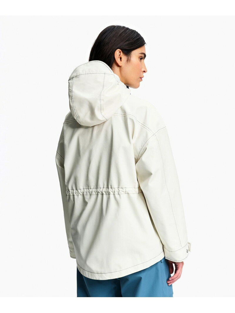 Rakuten - 透湿防水 アクティブショートジャケット AIGLE エーグル ジャケット・アウター マウンテンパーカー ネイビー ホワイト【送料無料】[Rakuten Fashion]