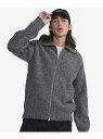 【SALE/20%OFF】メランジ ウール ハイネックジップアップニットセーター / ダブルジップ ドライバーズニット AIGLE エーグル トップス カーディ...