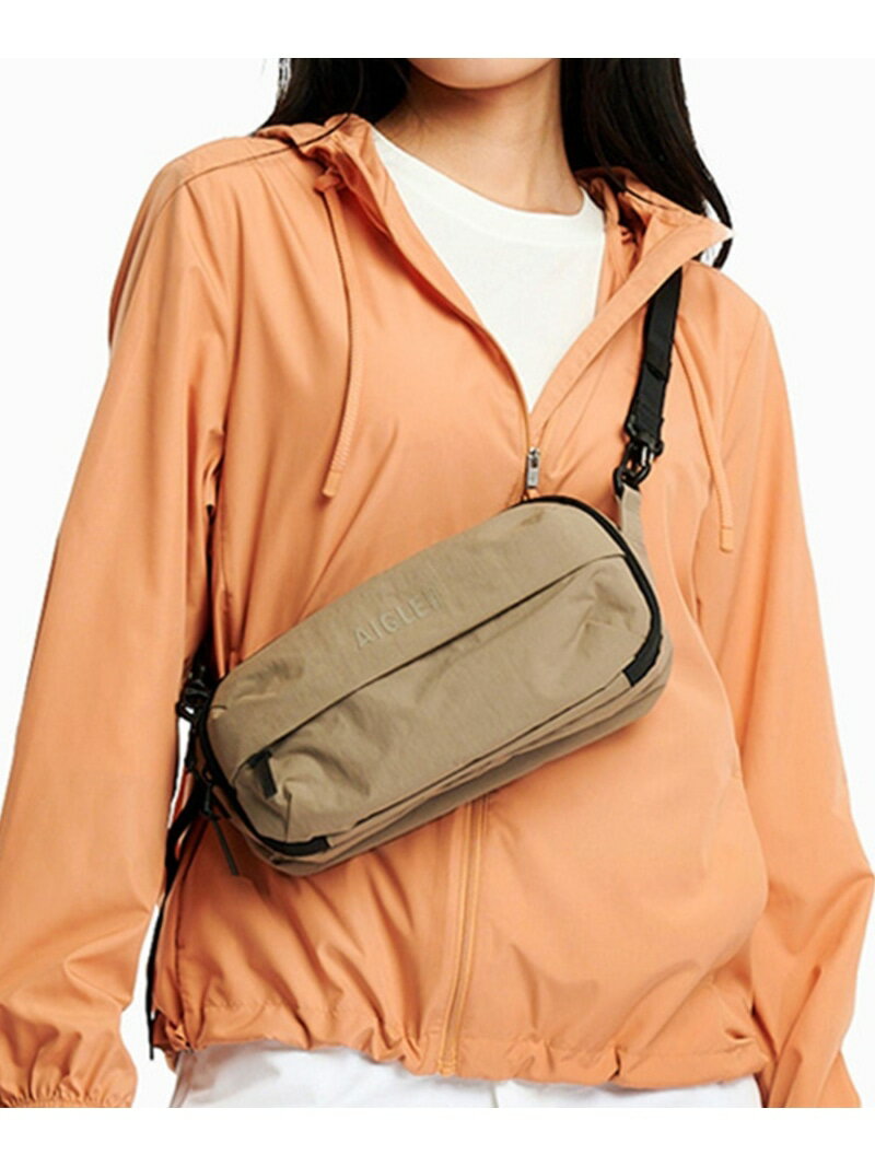 Rakuten - 撥水 ネイバーフッド クロスボディバッグ 2L AIGLE エーグル バッグ ショルダーバッグ ブラック ブラウン【送料無料】[Rakuten Fashion]