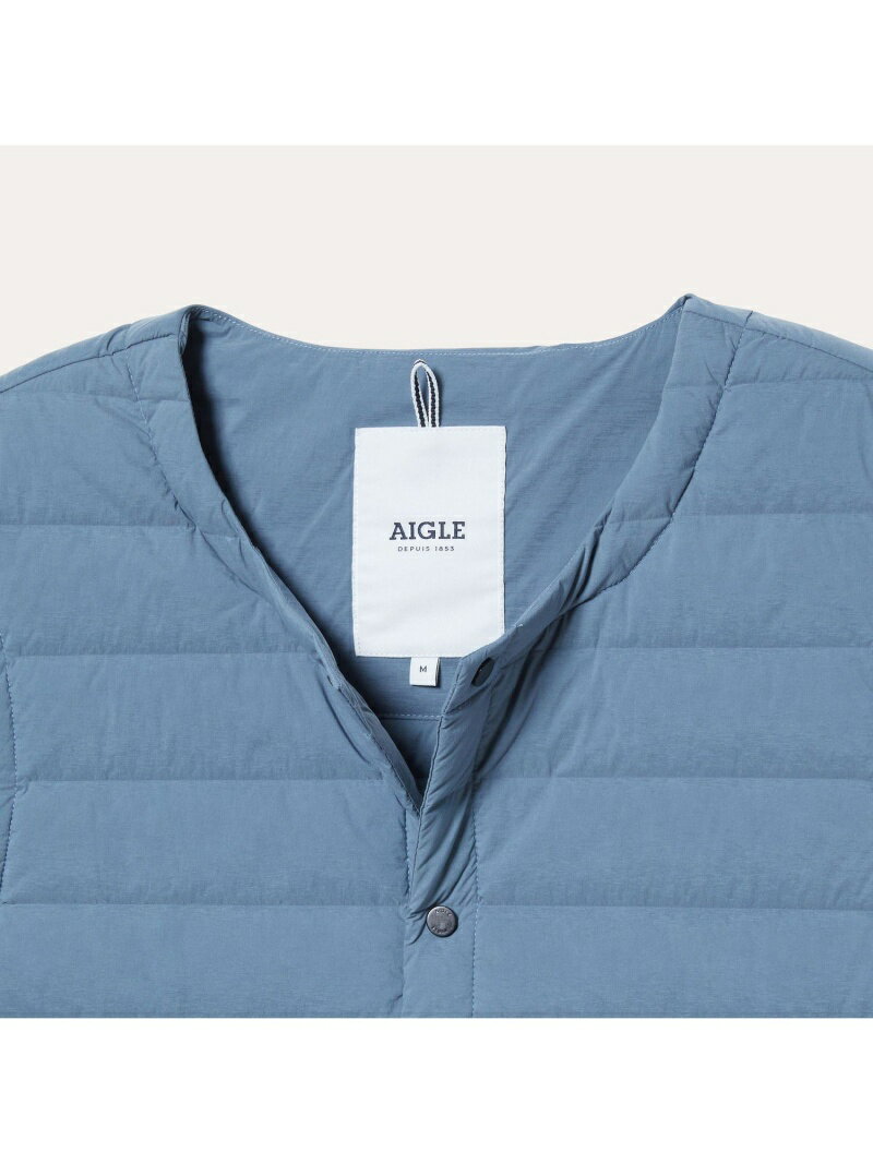 Rakuten Fashion ガヴァリー ダウンベスト Aigle エーグル コート ジャケット ベスト ブルー ブラック 送料無料 Aigle