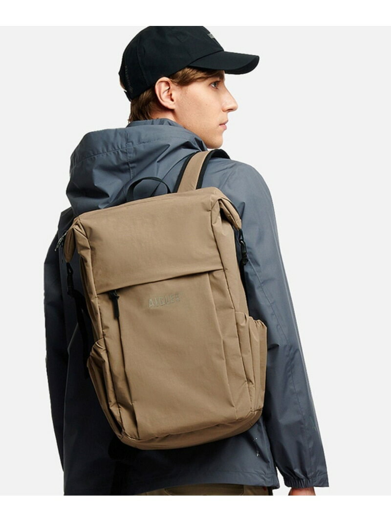 Rakuten - 撥水 ネイバーフッド バッグパック 18L AIGLE エーグル バッグ リュック・バックパック ブラウン ブラック【送料無料】[Rakuten Fashion]