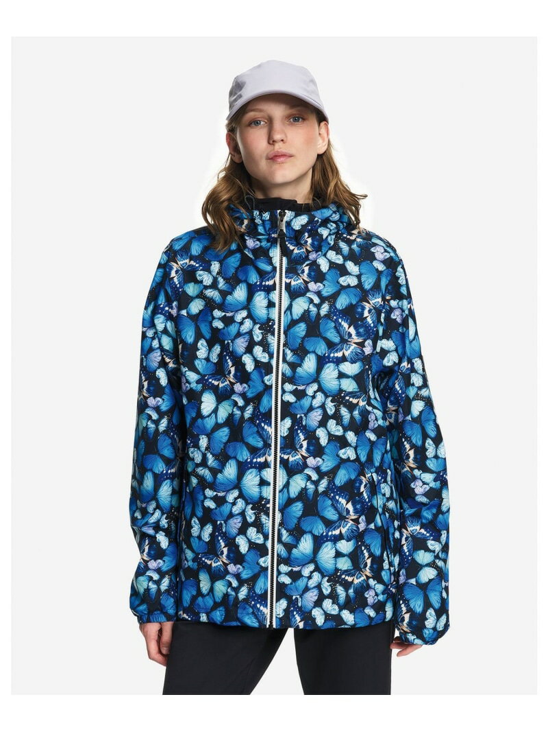Rakuten - 【DEYROLLE】 透湿防水 パッカブル ショートレインジャケット AIGLE エーグル ジャケット・アウター レインコート ブルー【送料無料】[Rakuten Fashion]