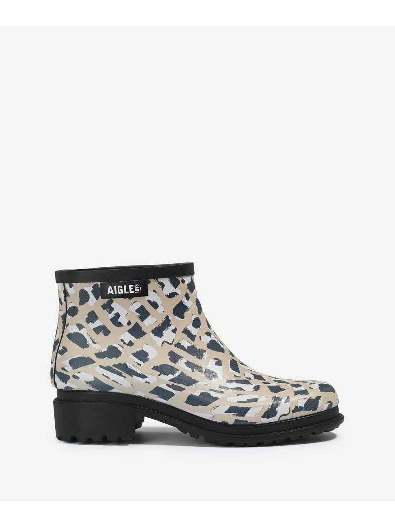 Rakuten - 【SALE／10%OFF】フルフィール ロー プリント ラバーブーツ AIGLE エーグル シューズ・靴 レインシューズ・ブーツ ブルー ベージュ【RBA_E】【送料無料】[Rakuten Fashion]