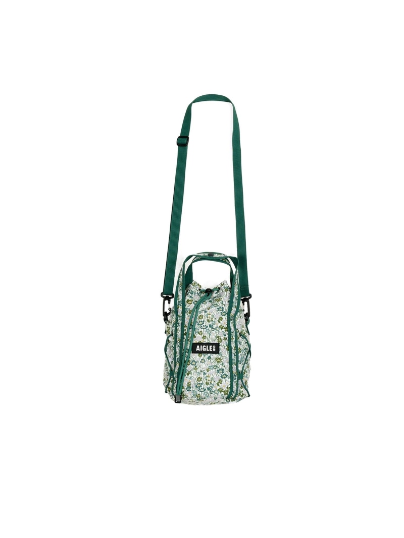 Rakuten - 【LIBERTY】 撥水 巾着バッグ 3L AIGLE エーグル バッグ ショルダーバッグ ピンク ブルー【送料無料】[Rakuten Fashion]