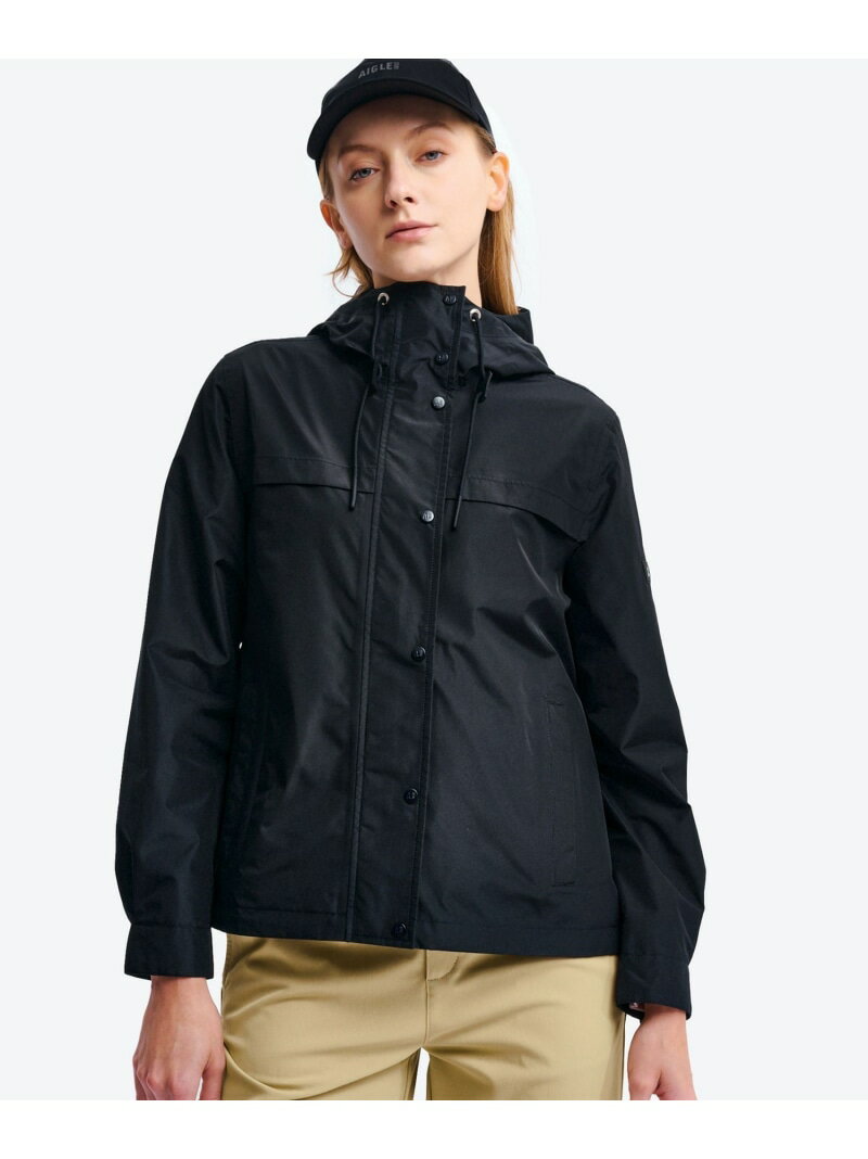 【SALE／40%OFF】GORE-TEX ゴアテックス 防水 防風 透湿 2レイヤージャケット RP AIGLE エーグル ジャケット・アウター マウンテンパーカー ベージュ ブラック【RBA_E】【送料無料】[Rakuten Fashion]