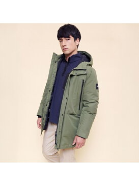 【SALE／40%OFF】メロディン AIGLE エーグル コート/ジャケット ダウンジャケット グリーン ブラック【RBA_E】【送料無料】[Rakuten Fashion]