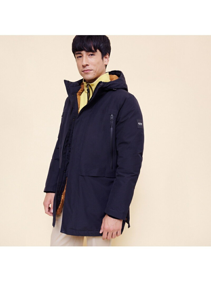 【SALE／40%OFF】メロディン AIGLE エーグル コート/ジャケット ダウンジャケット グリーン ブラック【RBA_E】【送料無料】[Rakuten Fashion]