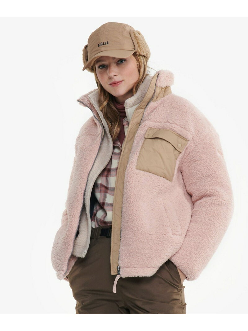 新品○エーグルAIGLE ベージュ 長袖フリース☆L 2017年福袋中身 AIGLE 