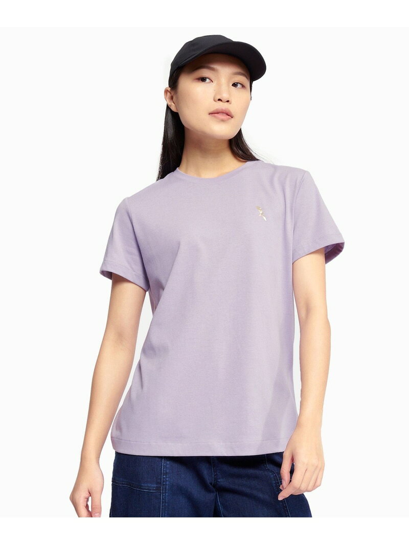 Rakuten - 【SALE／30%OFF】接触冷感 COOL TOUCH ワンポイントバードロゴ 半袖Tシャツ AIGLE エーグル トップス カットソー・Tシャツ ネイビー パープル【RBA_E】【送料無料】[Rakuten Fashion]