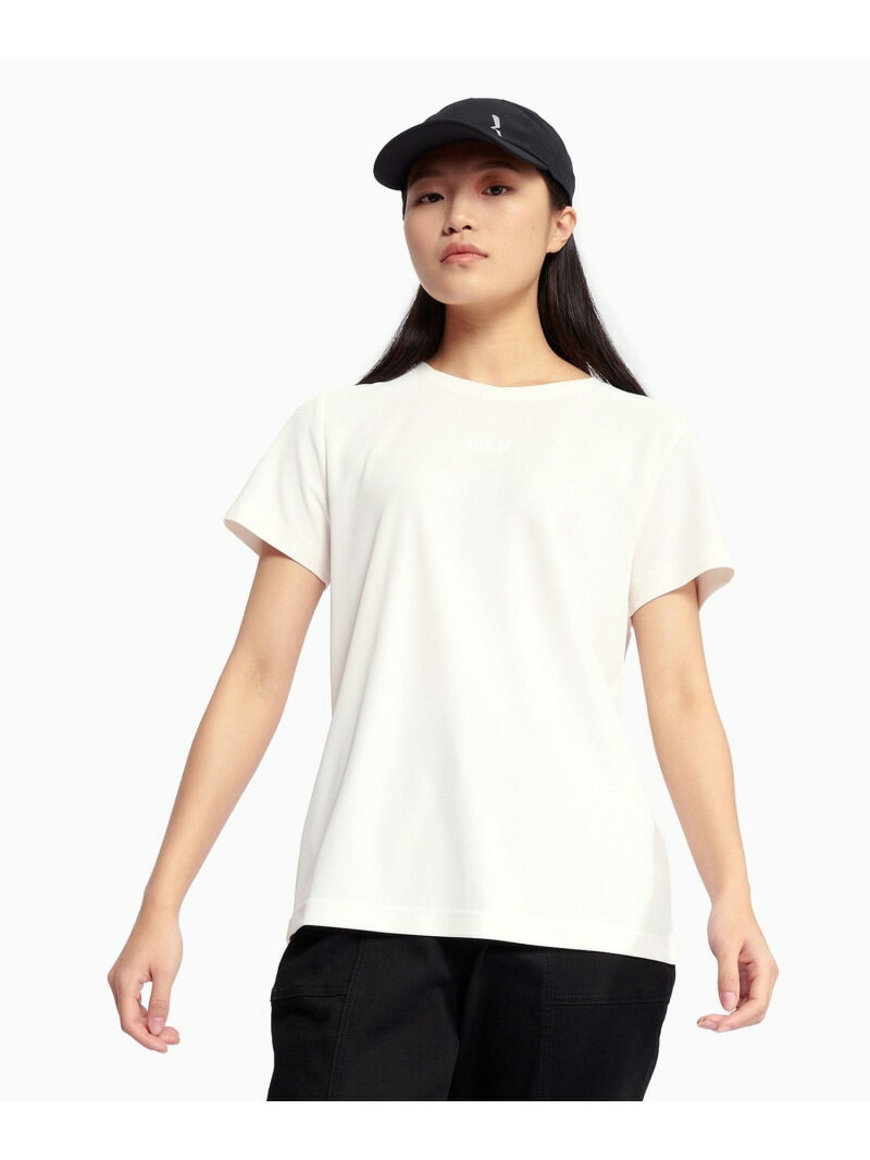 【SALE／30%OFF】接触冷感ロゴプリントTシャツ AIGLE エーグル トップス カットソー・Tシャツ パープル ホワイト ピンク【RBA_E】【送料無料】[Rakuten Fashion]