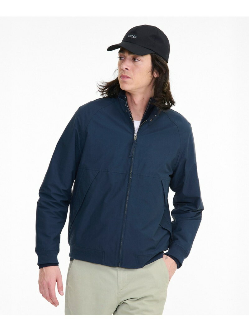 Rakuten - 【SALE／30%OFF】速乾 UVカット ドライライトウェイト ジップブルゾン AIGLE エーグル ジャケット・アウター ブルゾン・ジャンパー ネイビー ベージュ【RBA_E】【送料無料】[Rakuten Fashion]