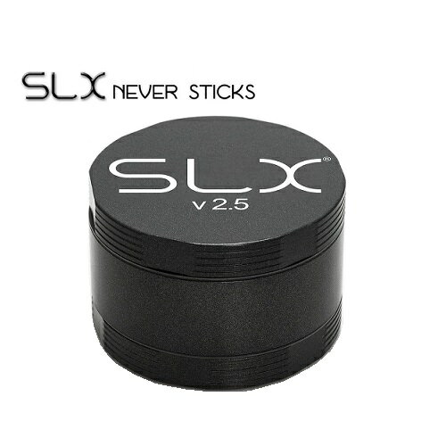 SLX V2.5（50mm）CERAMIC COATED NON-STICK GRINDER BLACK - SLX V2.5 ノンスティックグラインダー（非粘着性） ブラック [ポケットサ..