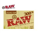 RAW ORGANIC HEMP 300's 1 1/4 - ロウ オーガニックヘンプペーパー 1 1/4 【300枚】 [タバコ用 巻紙 ジョイントペーパー]
