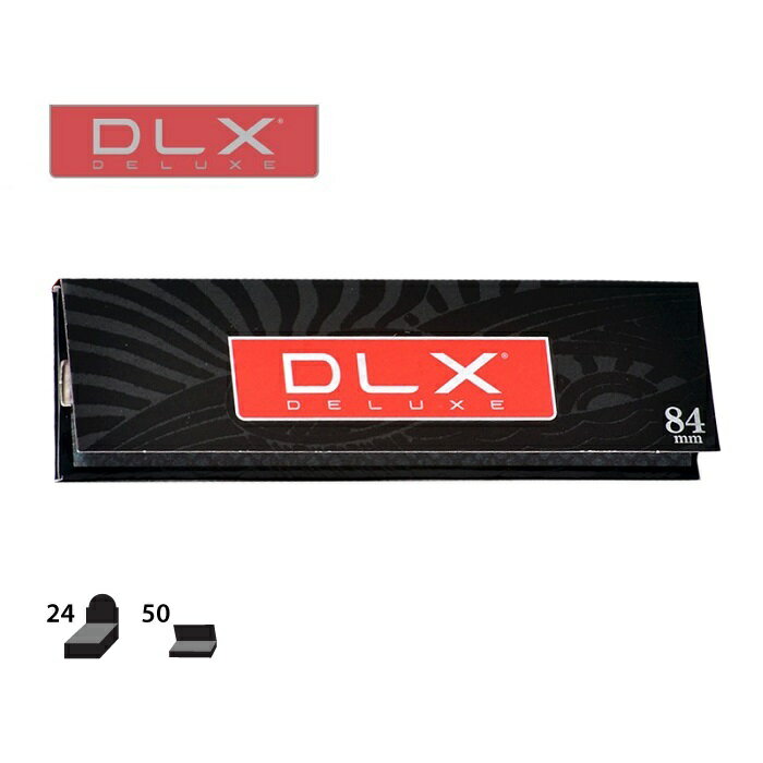 DLX ULTRA FINE PAPERS 84mm - デラックス ウルトラ スィン ペーパー [タバコ用 巻紙 ジョイントペーパー ローリングペーパー] 84mm/50枚