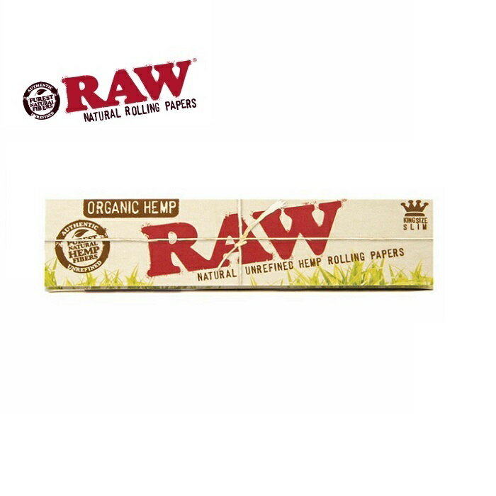 楽天Leap-Frog 楽天市場店RAW ORGANIC HEMP KING SIZE SLIM - ロウ オーガニック ヘンプペーパー キングサイズスリム [タバコ用 巻紙 ジョイントペーパー]