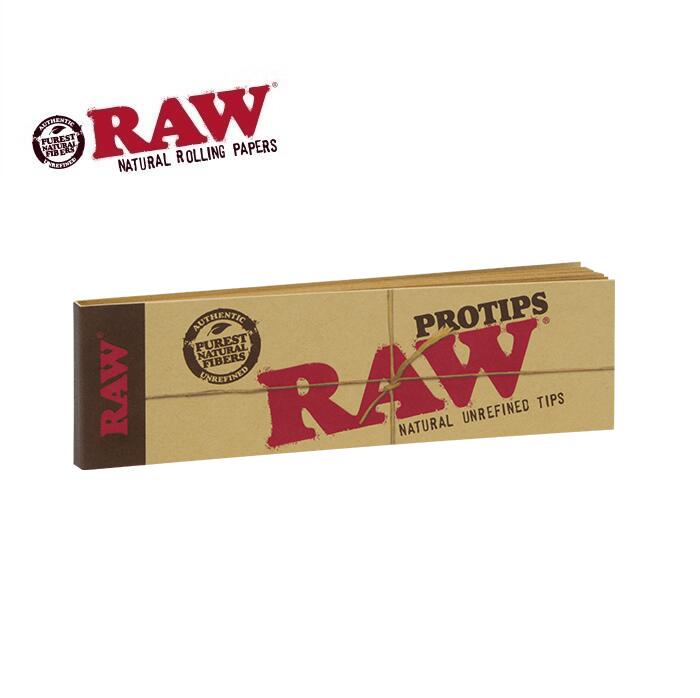 RAW PROTIPS - ロウ プロチップ/ローチ/クラッチ（21枚×4面）無添加 手巻きタバコ 葉タバコ 刻みタバコ ジョイントペーパー タバコ巻紙