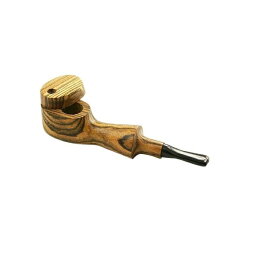 ウッドスリーブパイプ 回転蓋 - Wooden Hand Pipe with Swivel Lid（115mm）6角レンチ付属【Made in USA】