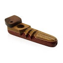 ウッドスリーブパイプ 回転蓋 - Wooden Hand Pipe with Swivel Lid(90mm)6角レンチ付属【Made in USA】