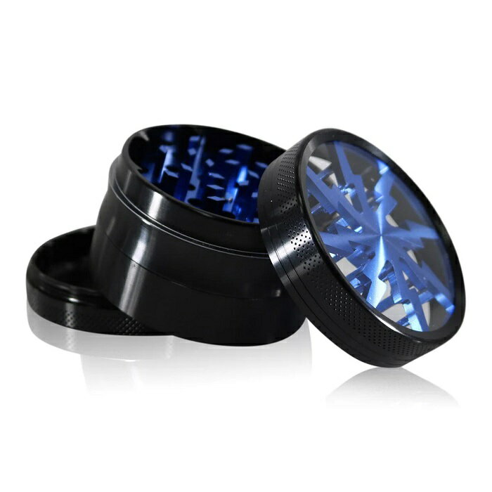 ꥢȥåץ饤ȥ˥󥰥ܥ 4ԡ饤 ʥ֥롼/ 4-Piece Grinder Clear Top Lightning ...