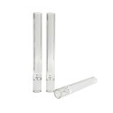 Clear Large Glass Standard Bat - クリアガラス ワンヒッターパイプ(100mm)ワンショットパイプ/ガラスパイプ(3)