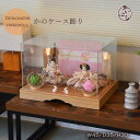 雛人形 ケース飾り おひな様 コンパクト モダン きれい 親王飾り お雛様 おひなさま ひな祭り おすすめ アクリル インテリア おしゃれ 間口45cm ナ...